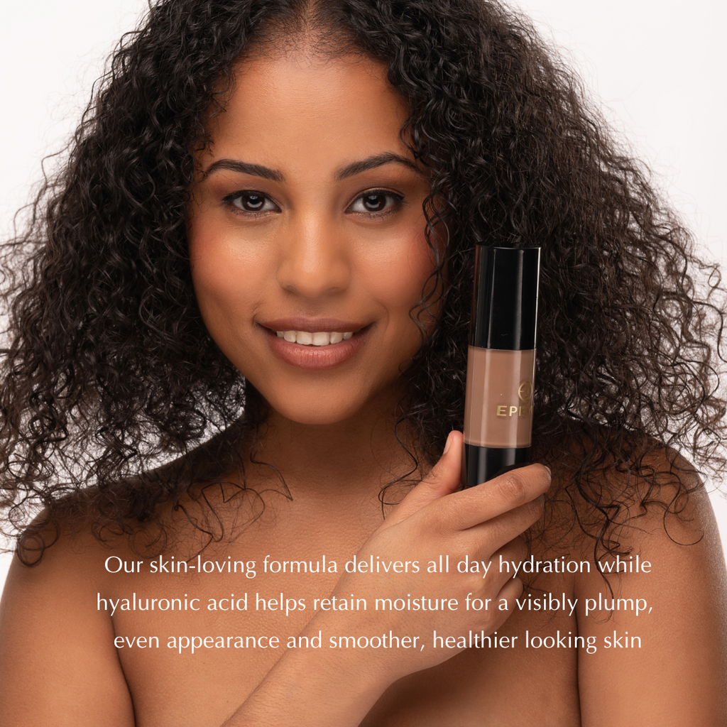 Breathable Full-Coverage Foundation – Dewy Finish, Hydrating, Vegan,