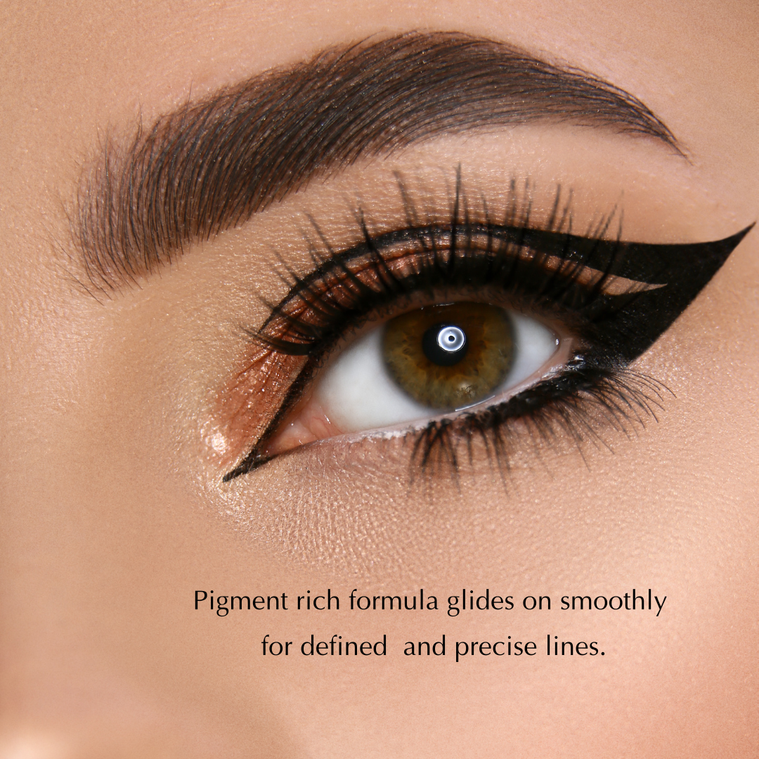 Waterproof Liquid Eyeliner Pen – Vegan, Gluten-Free, Smudge-Proof