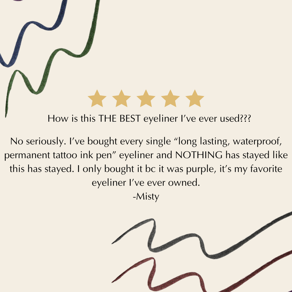 Waterproof Liquid Eyeliner Pen – Vegan, Gluten-Free, Smudge-Proof