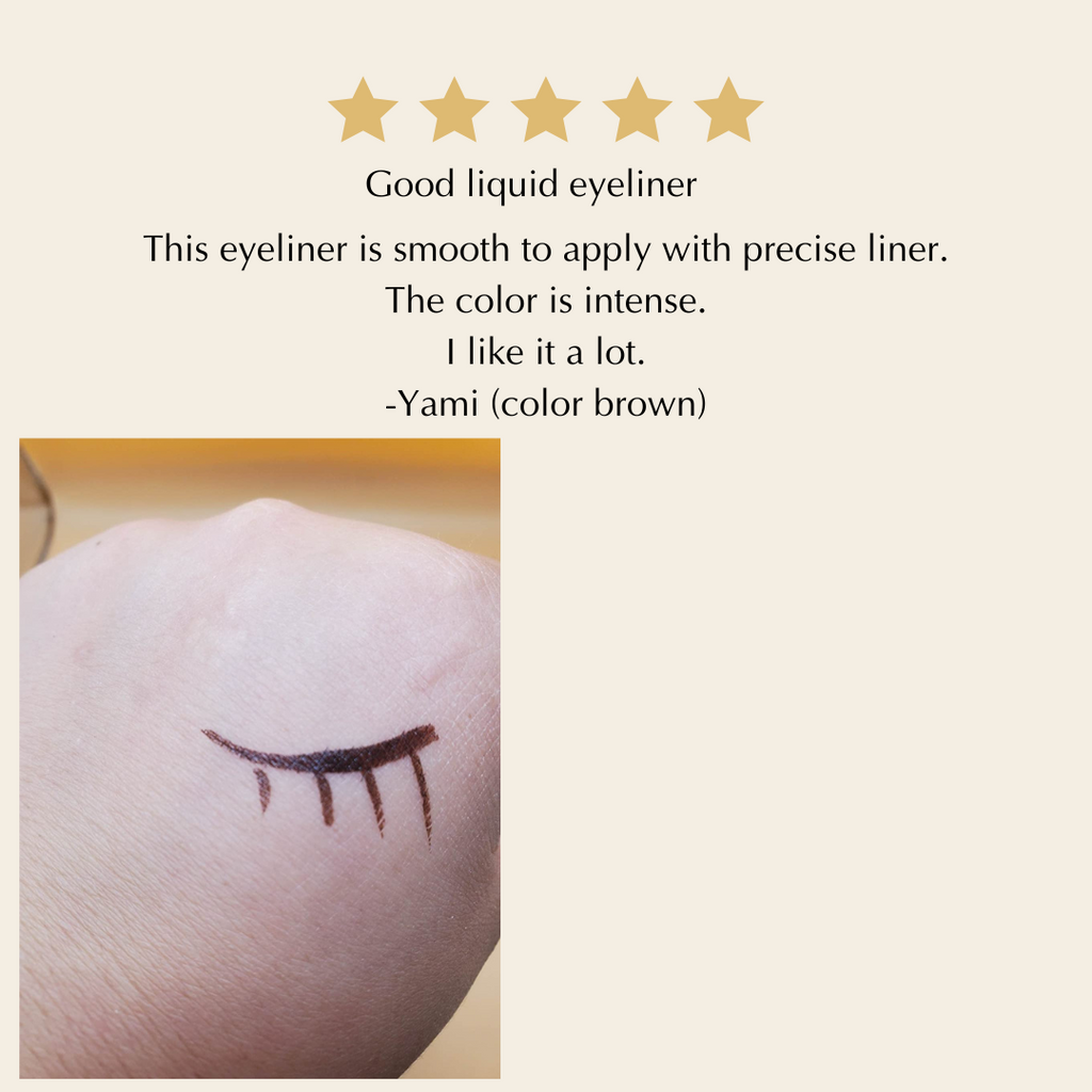 Waterproof Liquid Eyeliner Pen – Vegan, Gluten-Free, Smudge-Proof