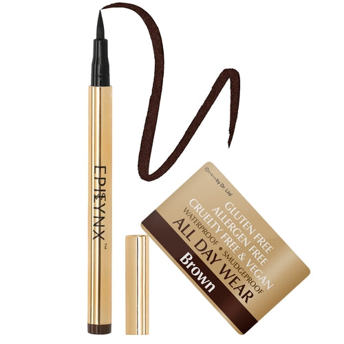 Waterproof Liquid Eyeliner Pen – Vegan, Gluten-Free, Smudge-Proof