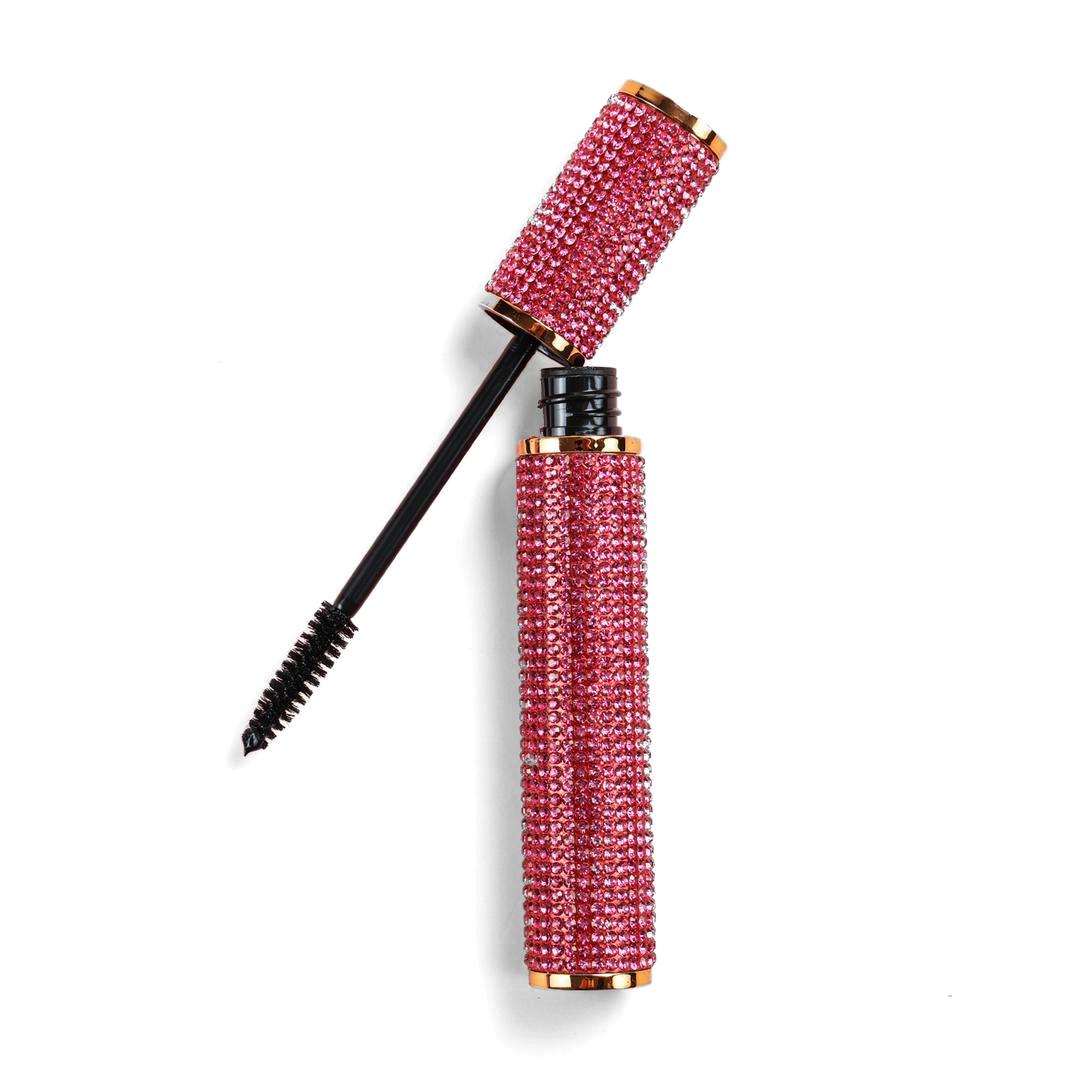 Mega Volume Vegan Mascara – Smudge-Proof with Handmade Diamond Case