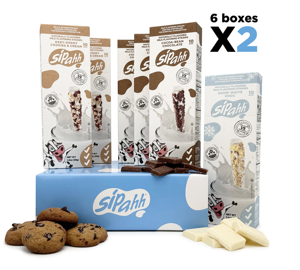 CHOC LOVERS 120 PACK MILK FLAVOR STRAWS
