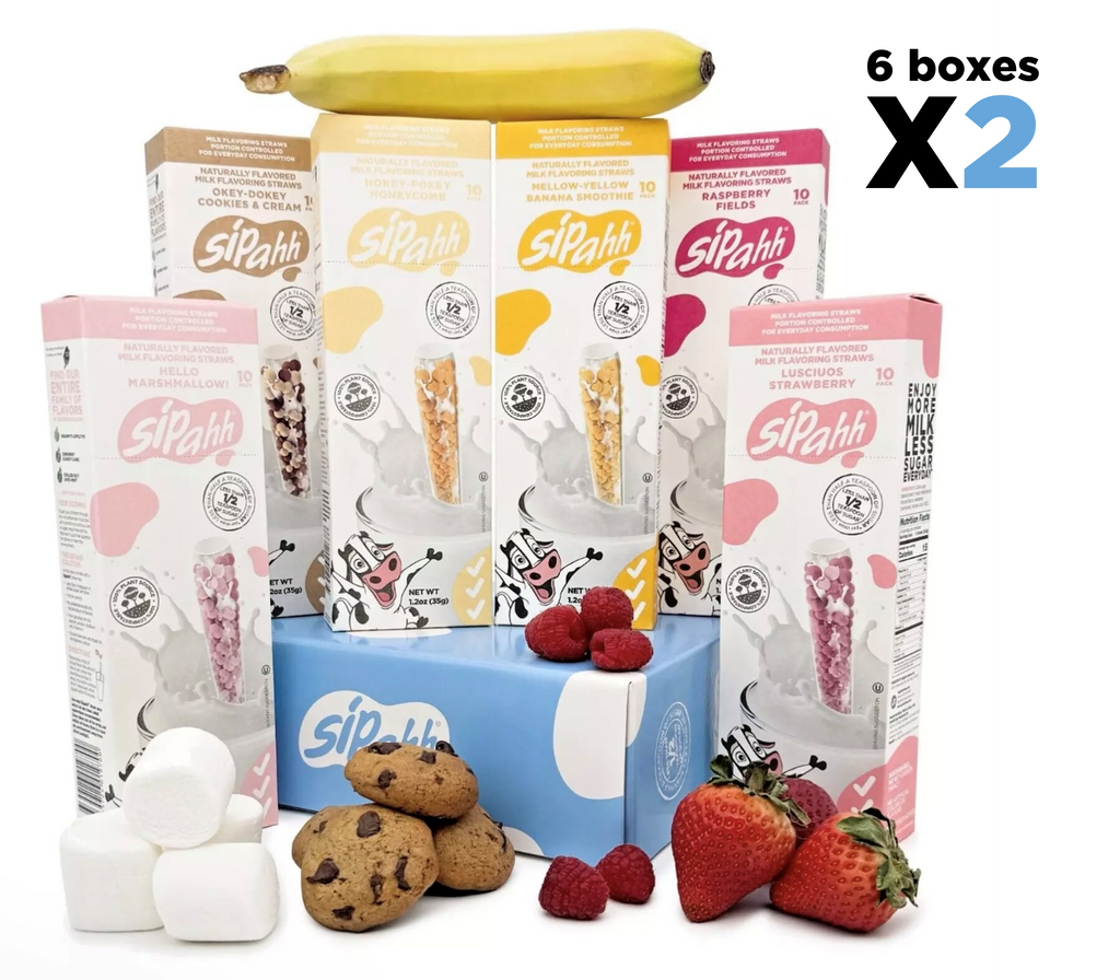 TASTE ADVENTURE 120 PACK FLAVORED MILK STRAWS