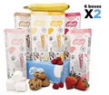 TASTE ADVENTURE 120 PACK FLAVORED MILK STRAWS
