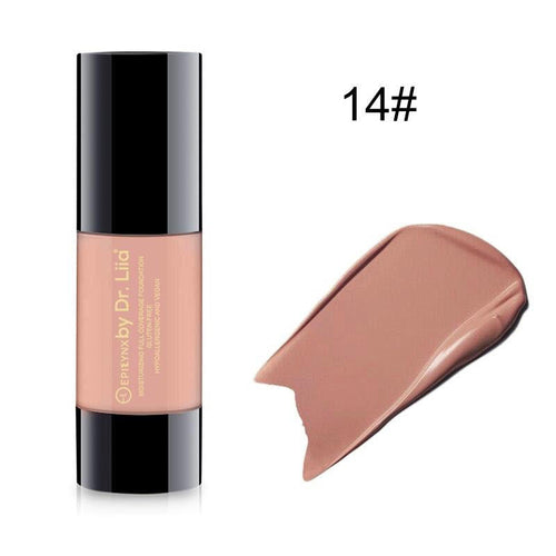 Breathable Full-Coverage Foundation – Dewy Finish, Hydrating, Vegan,