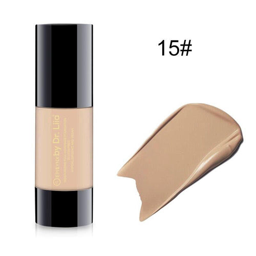 Breathable Full-Coverage Foundation – Dewy Finish, Hydrating, Vegan,