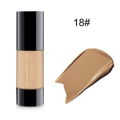 Breathable Full-Coverage Foundation – Dewy Finish, Hydrating, Vegan,