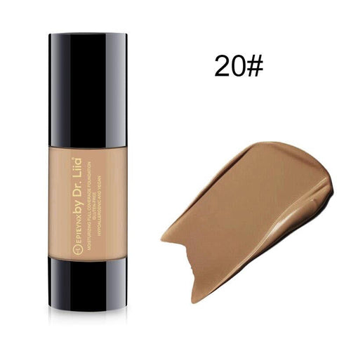 Breathable Full-Coverage Foundation – Dewy Finish, Hydrating, Vegan,