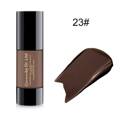 Breathable Full-Coverage Foundation – Dewy Finish, Hydrating, Vegan,