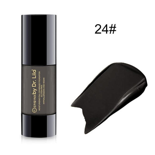 Breathable Full-Coverage Foundation – Dewy Finish, Hydrating, Vegan,