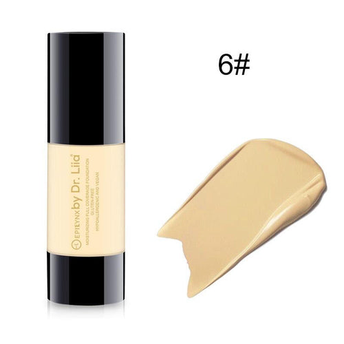 Breathable Full-Coverage Foundation – Dewy Finish, Hydrating, Vegan,