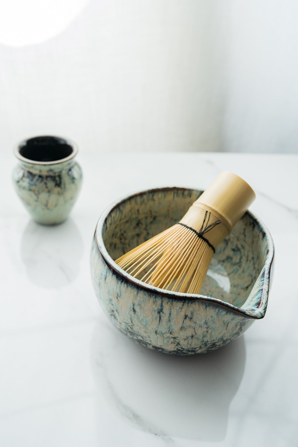 Matcha Tea Ceremony Set –  Pink Traditional 4-Piece Japanese Kit